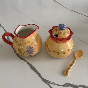 Pfaltzgraff Napoli Sugar & Creamer Set